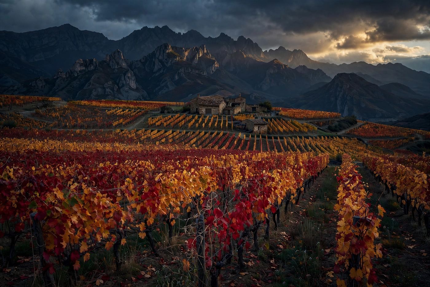 Rioja, Spain — editorial wine landscape photography